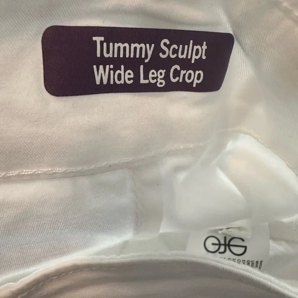 Gloria Vanderbilt White Boot Cut Flare Pants - Picture 5 of 5